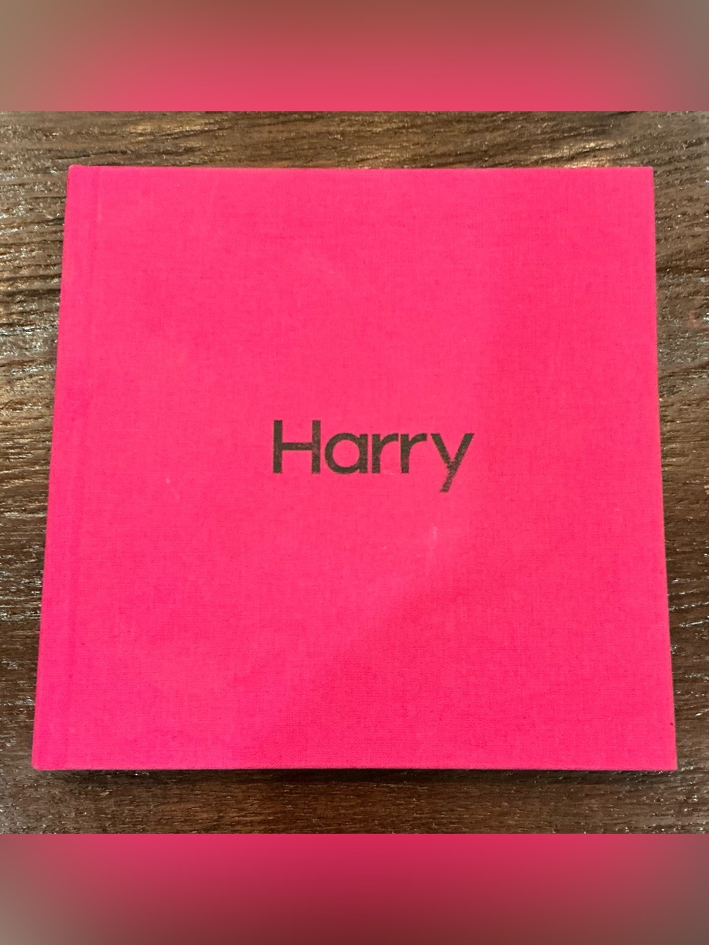 Harry Styles 2018 Live on Tour Pink Harry Hardcover Polaroid Photo Book